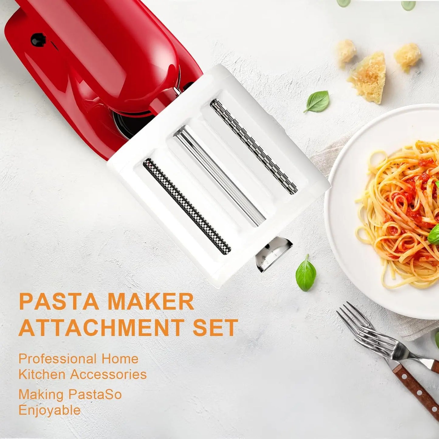 3-In-1 Electric Pasta Maker for Kitchenaid Stand Mixers